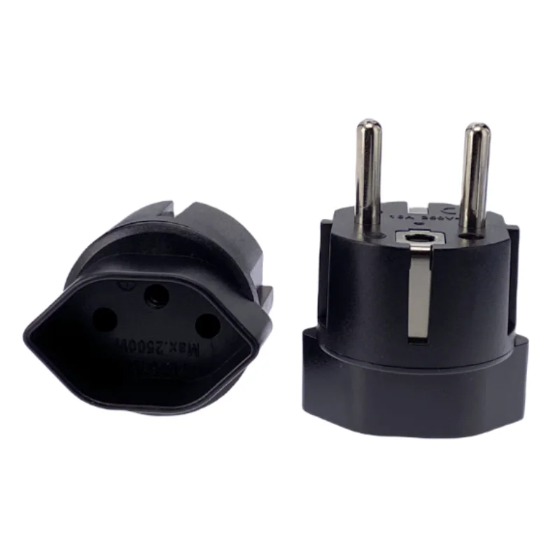 Swiss To Europe Plug Adapter 13A 250V Type J to Type E/F European Converter plug adapter power plug adapter