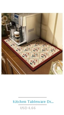 Description Picture 6 of itemSolid Washing Machine Dust Cover Refrigerator Cabinet Top Protector Waterproof Pad Dinning Table Placemat Faux Leather Dust Mat