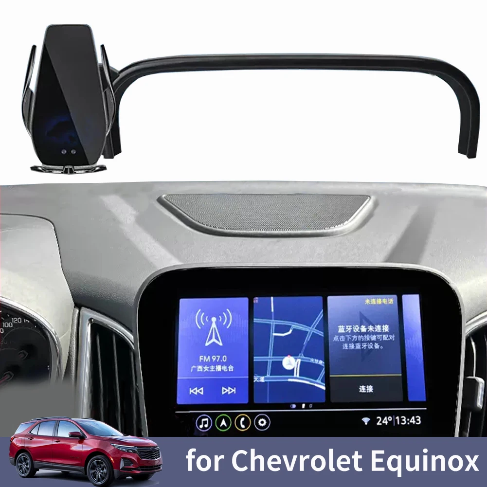 

for Chevrolet Equinox Car Phone Holder 2022-2023 Screen Navigation Bracket Magnetic New Energy Wireless Charging Accessories