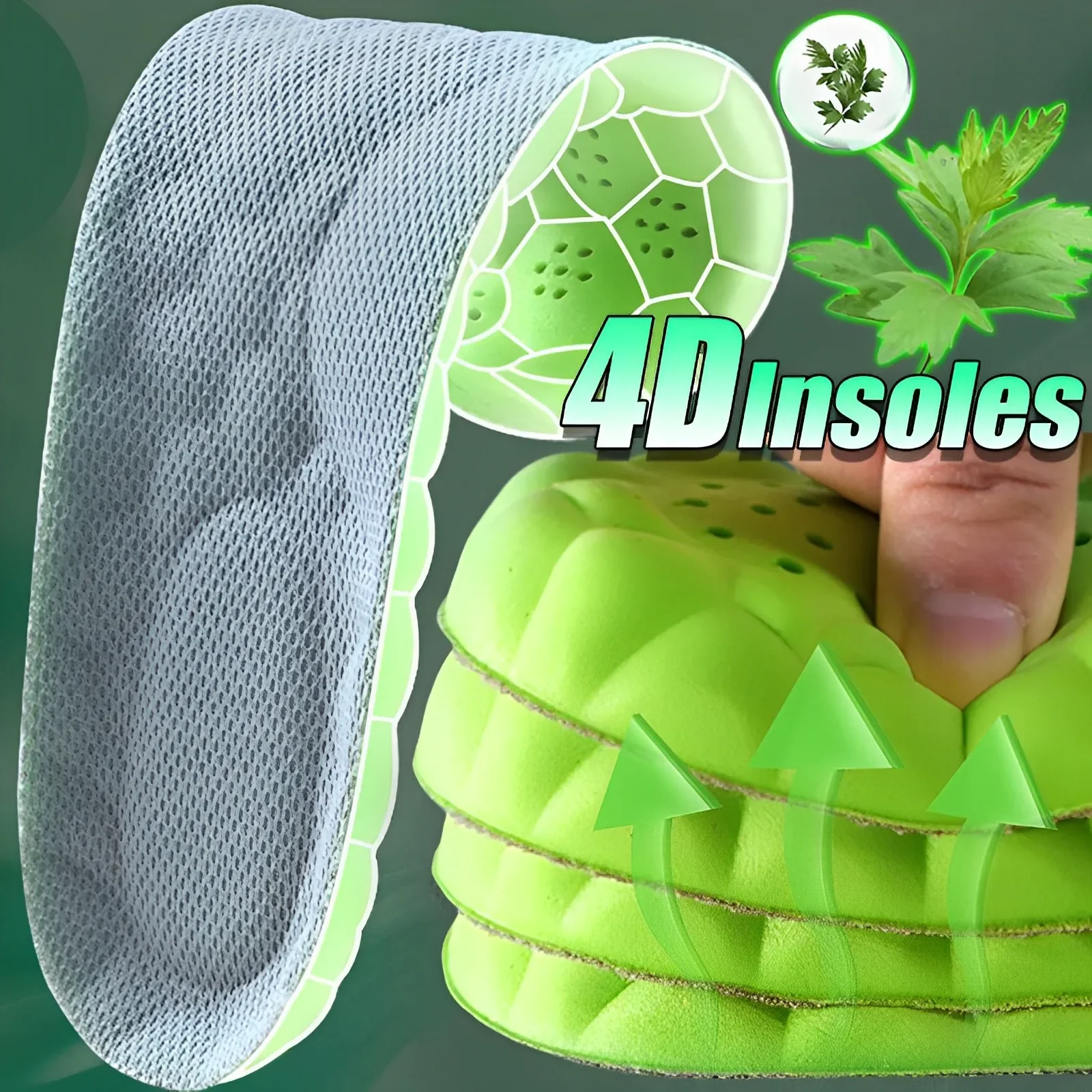 Orthopaedic Memory Foam Insoles For Women High Elasticity Support_voghion.com
