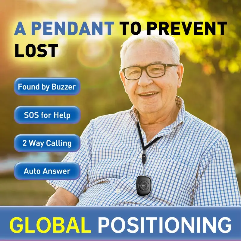 IP67 Waterproof 4G LTE 3G WCDMA GSM Elderly SOS Button Emergency Alarm GPS Tracker V50