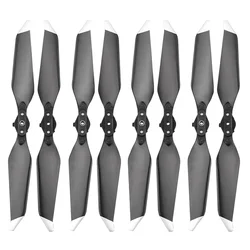 8-Piece Low Noise Replacement Propeller Set (8331 Black Silver)