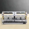 - Fluorescent 225 Colors Digital Clock Digital Clock Fluorescent High Precision Clock - Glow Tube Nixie Clock Practical 4