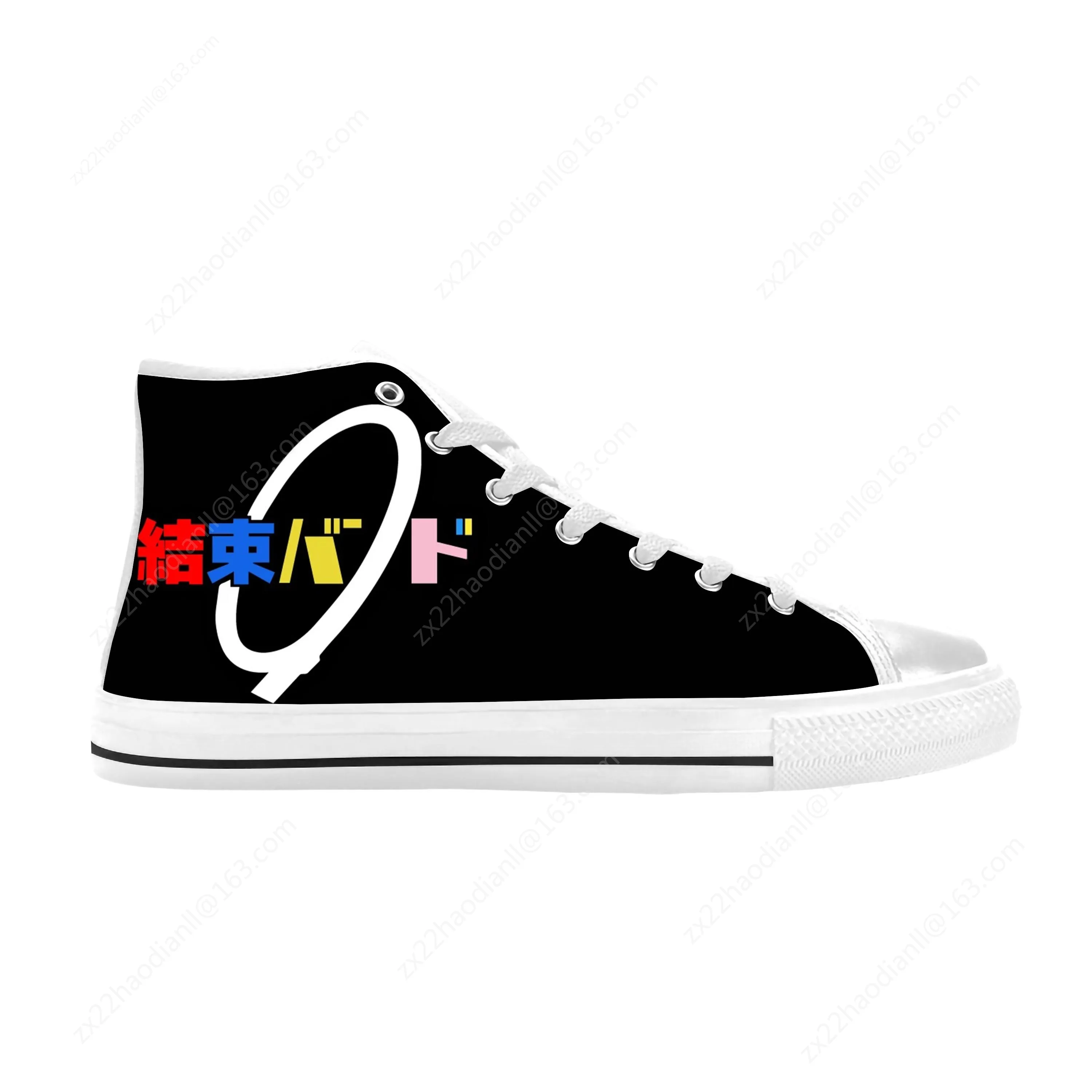 Anime BOCCHI THE ROCK Hitori Gotoh Ijichi Nijika Casual Cloth Shoes High Top Comfortable Breathable 3D Print Men Women Sneakers