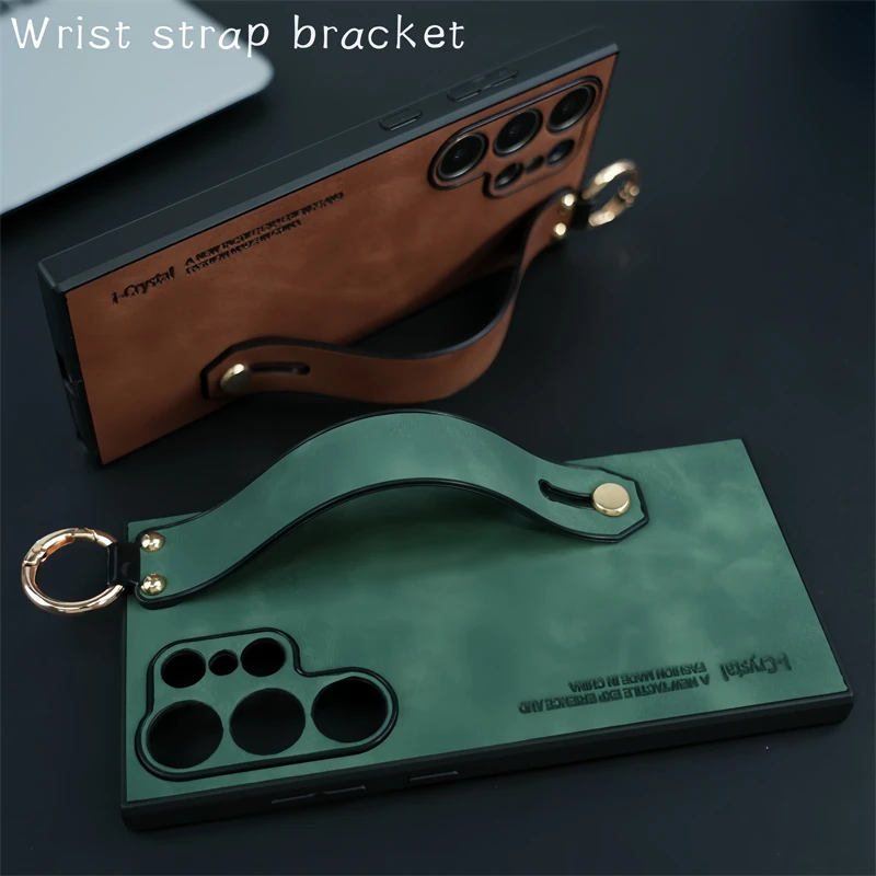 Luxurious Leather Sheepskin Wrist Phone Case