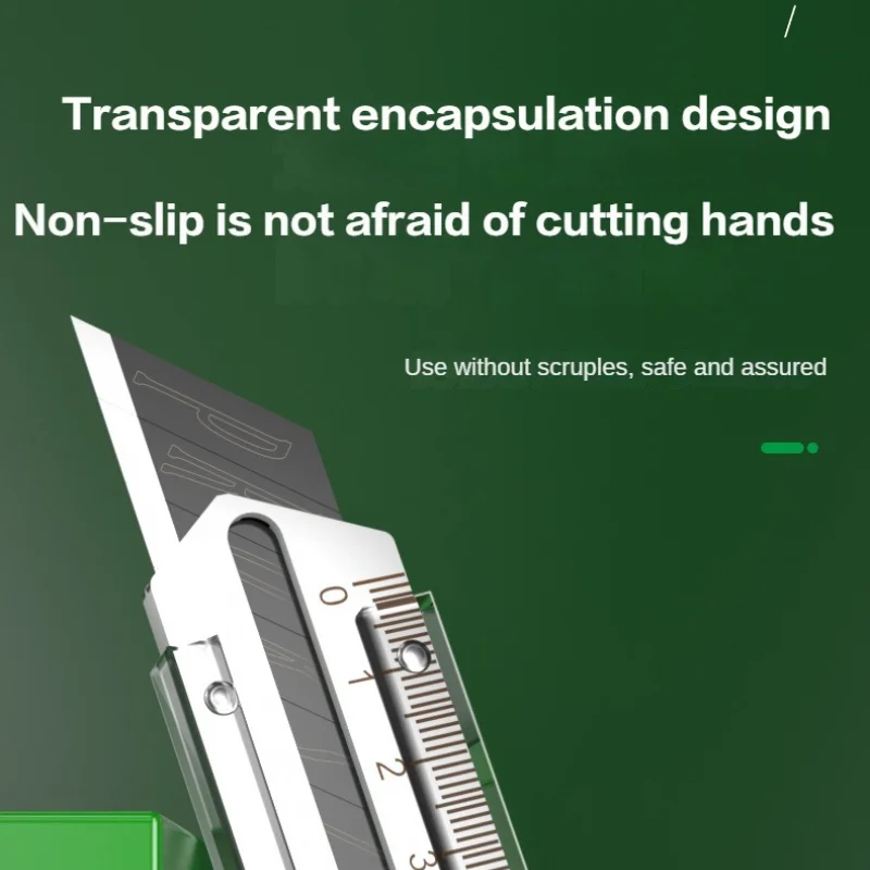 Utility Knife Box Cutter 8 In 1 Mutipurpose Stainless Steel Retractable Heavy Duty Waterproof Snap off Cutter Knife And Blades 5