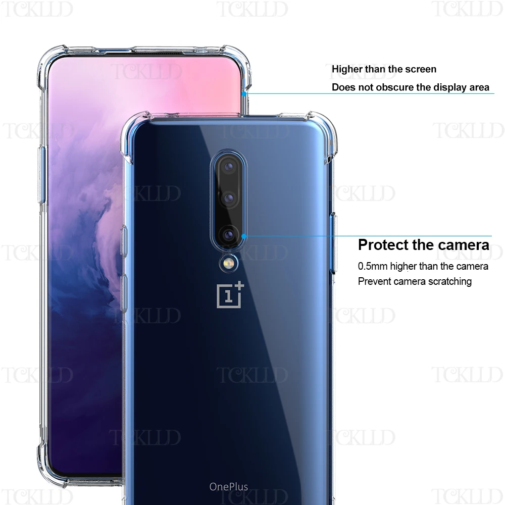 OnePlus 6 7 8 9 10 Pro 5G 충격 방지 충격 방지 케이스 풀 커버 백 OnePlus Nord CE 2 6T 7T 8T Pro ACE 쉘용 투명 소프트 TPU