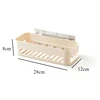 Bathroom Storage Rack Self Adhesive Shelf Kitchen Wall Corner Organizer Seasoning Bottles Holder Home Organization Accessories 6