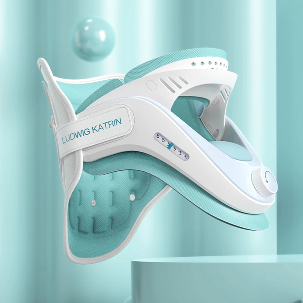 Cervical Traction Device Neck Stretcher Posture Corrector Neck Brace Cervical Stretch Care Neck Support Chiropractic Relief Pain