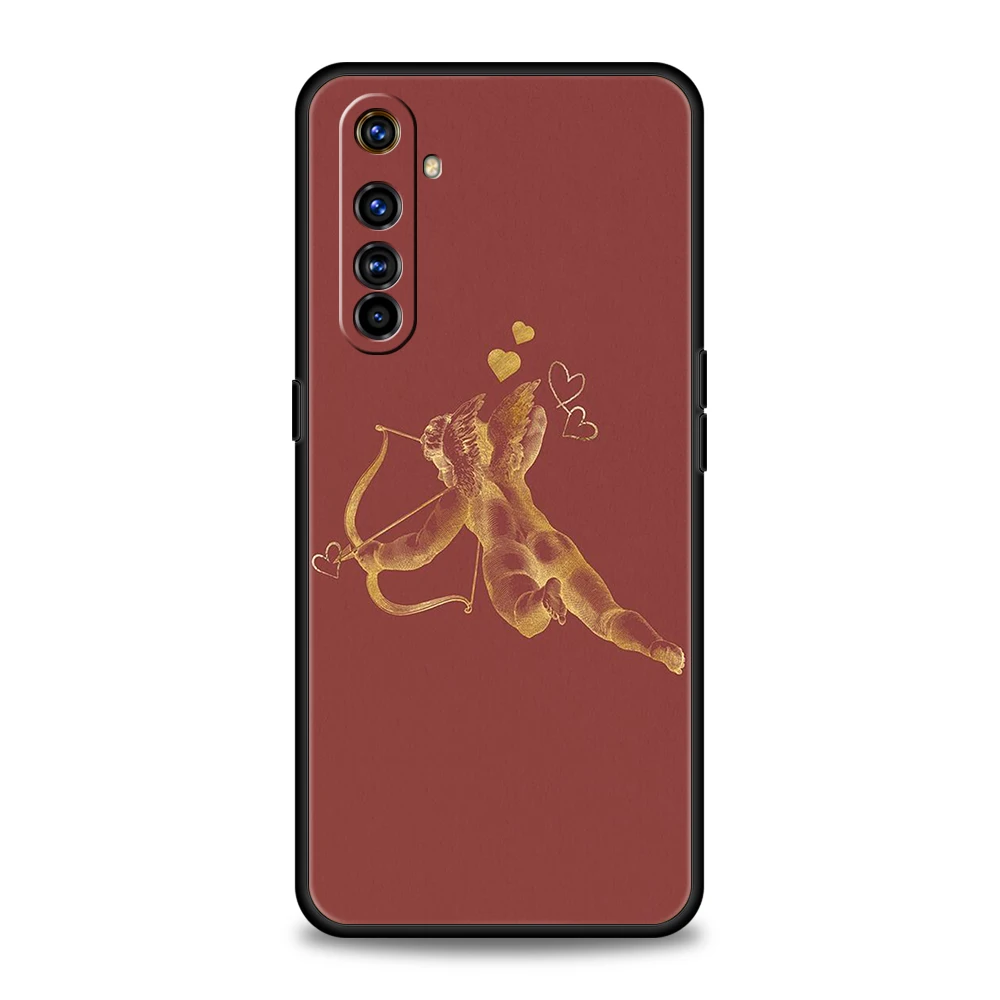 Vintage Cupid Angel Design Soft TPU Phone Case