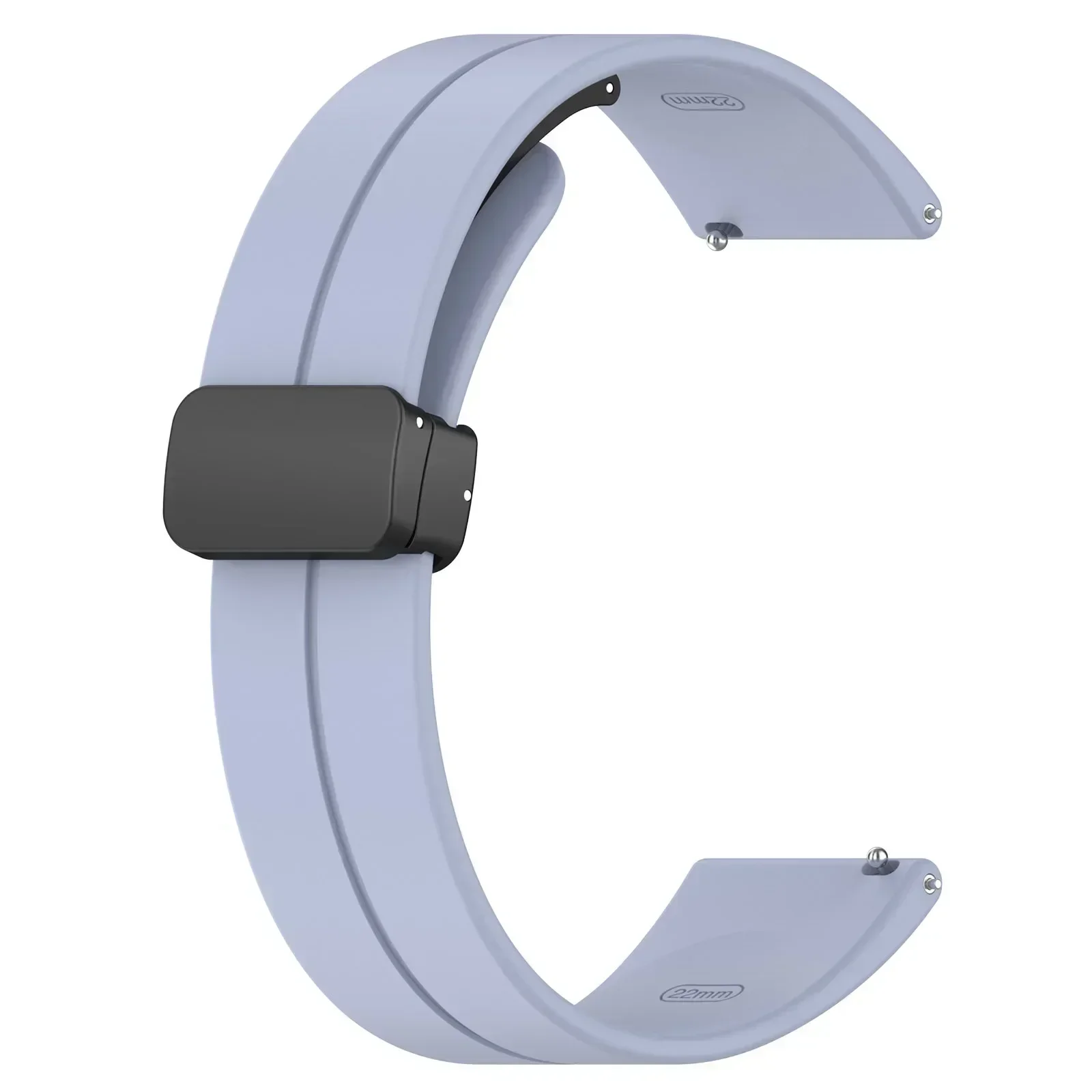 Magnetic Silicone Watch Strap, 20mm/22mm - Universal Fit