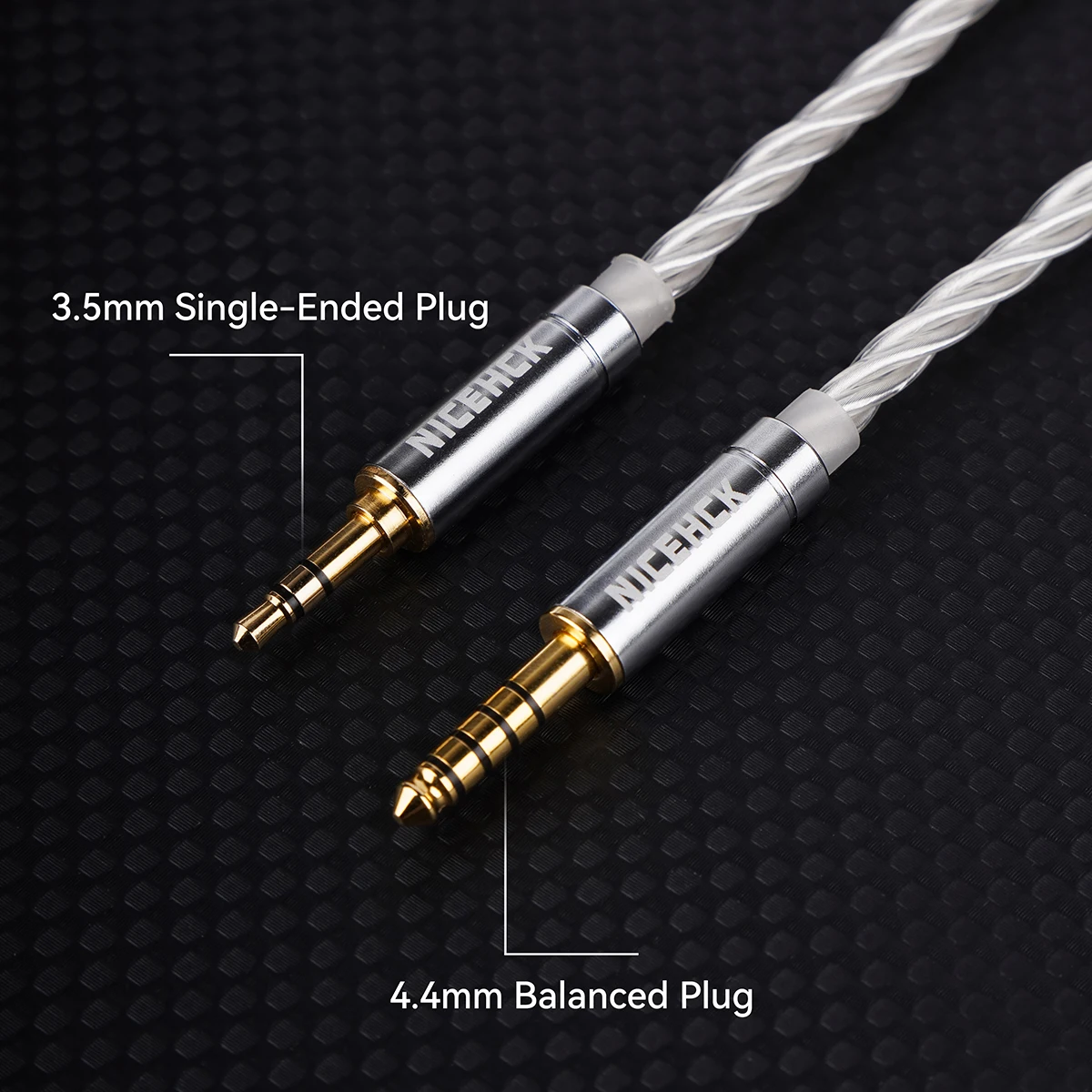 NAZARE CDセット NICEHCK sHeart HiFi Audio Earphone Cable 4N OFC+4N Silver