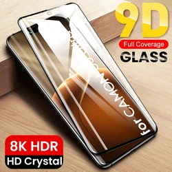 9D Curved Tempered Glass Screen Protector with 9H Hardness for Camon50Pro 5G 4G (Black Edge)