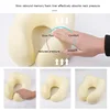 Memory Foam U-shaped Pillow Neck Support Travel Portable Student Sleeping Aid Airplane Pillow Neckrest U-pillow 2