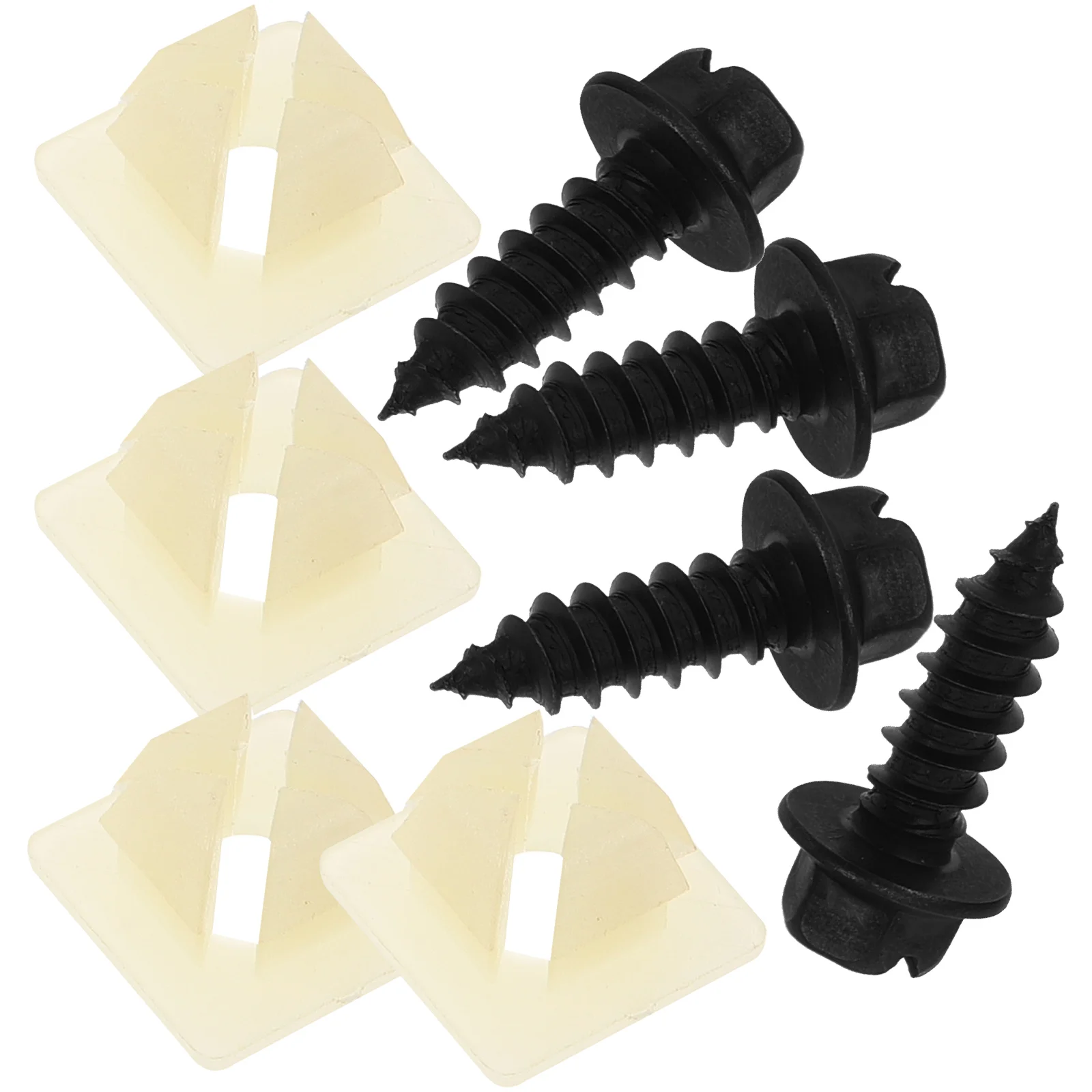 

Car License Plate Screws Place Fixing Clips Mounting Accessories for Kit Replaceable