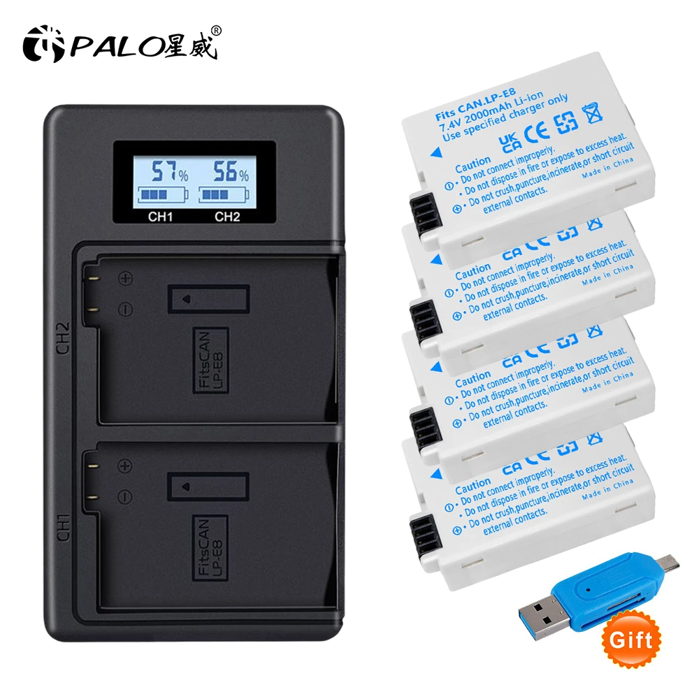 Lp E8 Canon Original Battery Lp E8 Battery Canon 700d Battery Canon 600d Lp E8 Digital