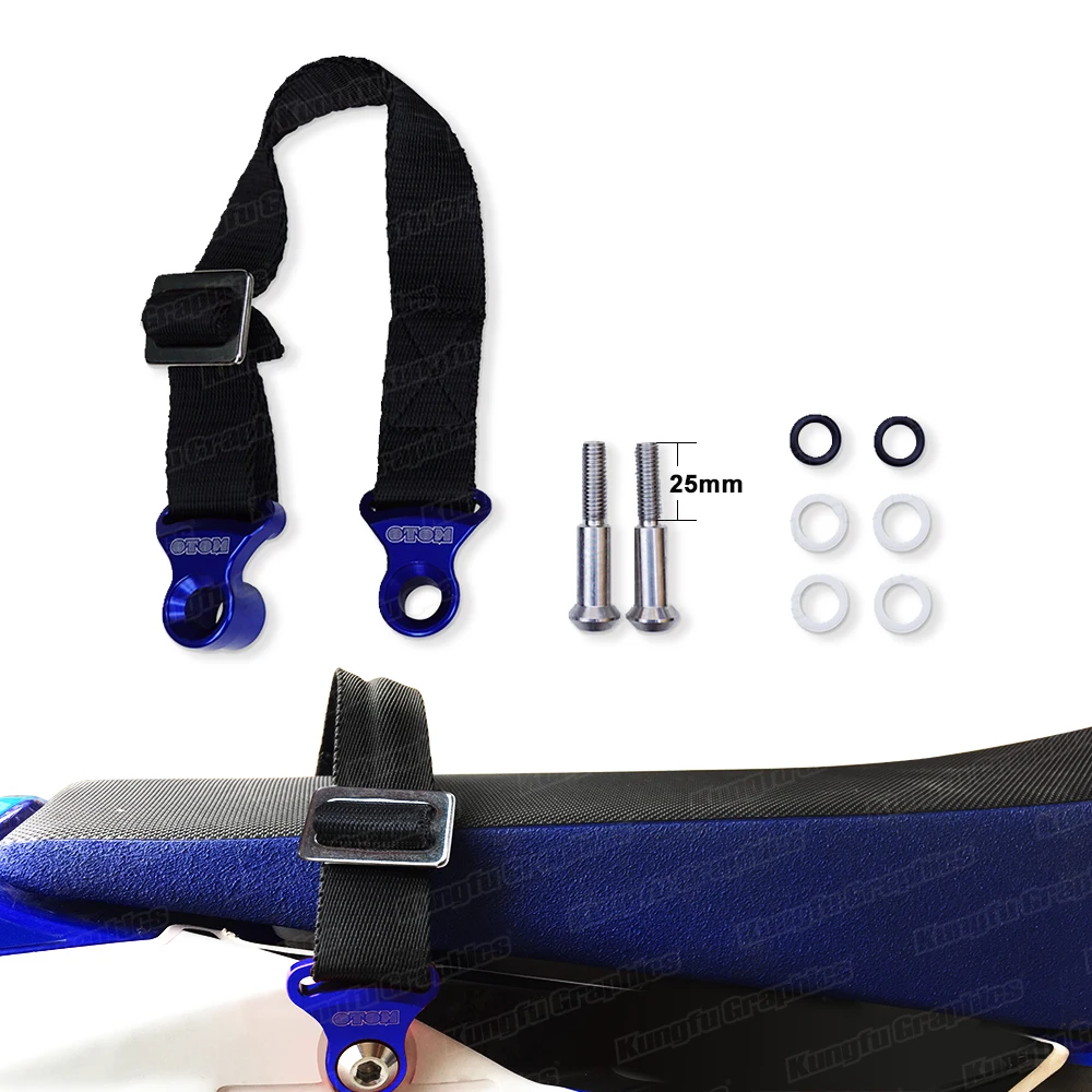 JY Racing Pull Belt Rear Strap for Yamaha WR250F WR450F YZ85 YZ125 YZ250 YZ250F YZ450F YZ250FX Dirt Bike Motocross Blue