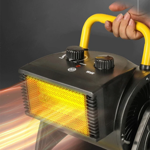 Air Heater Industrial Heater Hot Air Fan Electric Heater bathroom  high-power cooling and heating living room commercial office - AliExpress