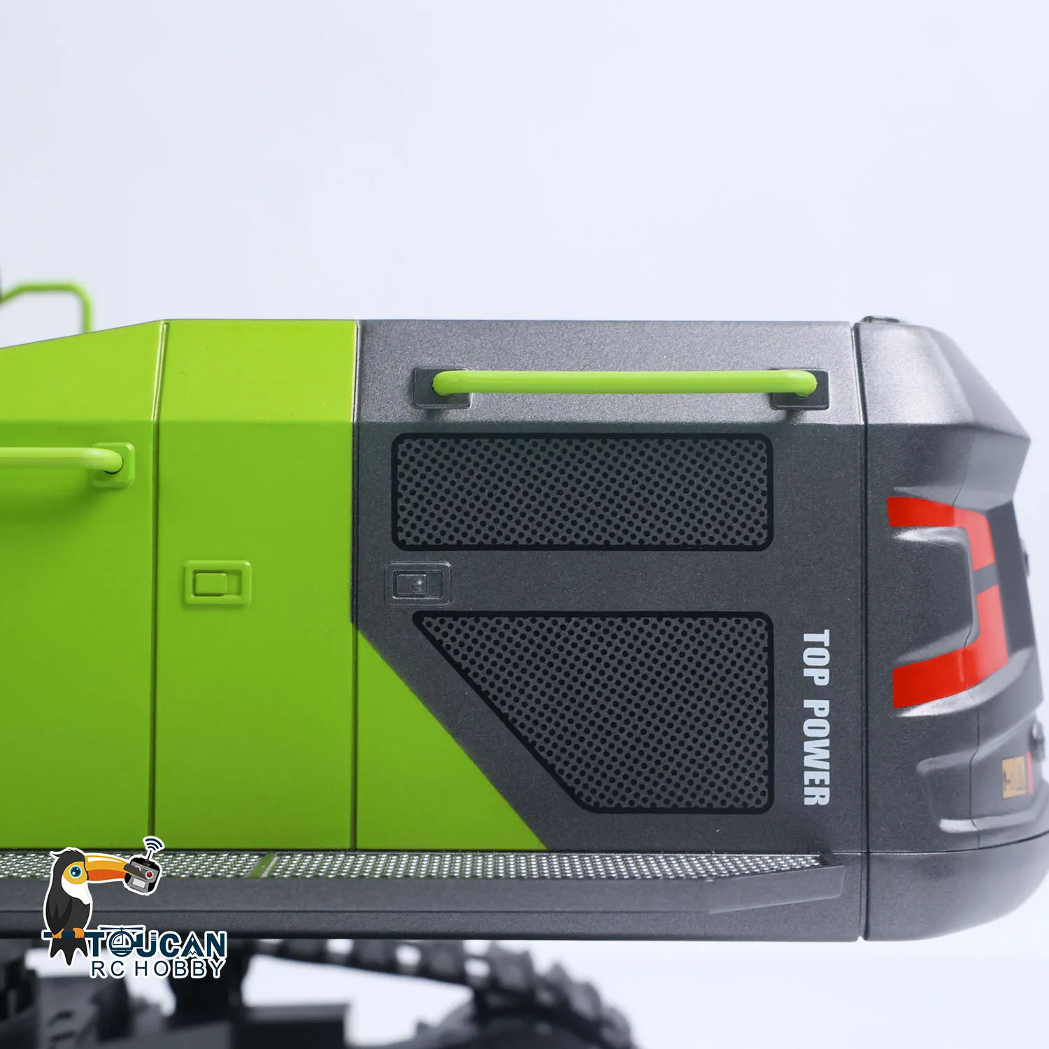 HUINA 1593 1/14 2,4G RC Bagger 593 28CH Rotierender Legierungs-Bagger mit Licht und Sound Ferngesteuerter LKW Elektrisches RC-Spielzeugmodell Geschenke – Detail 15