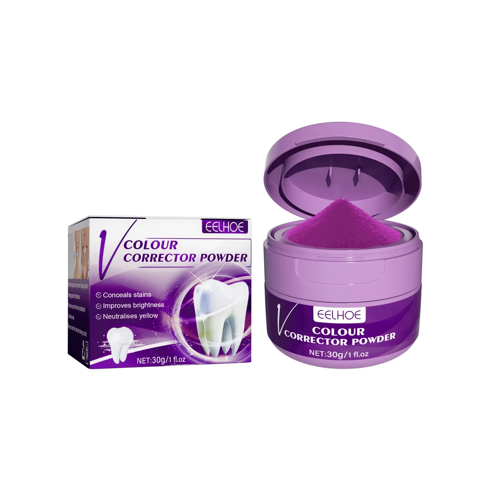 Teeth Whitening Powder Oral Cleansing Yellow Tooth Removal Stain Plaque Fresh Breath Dental Hygiene Tooth Brightening Toothpaste teeth cleaner teeth whitening powder teeth whitening toothpaste