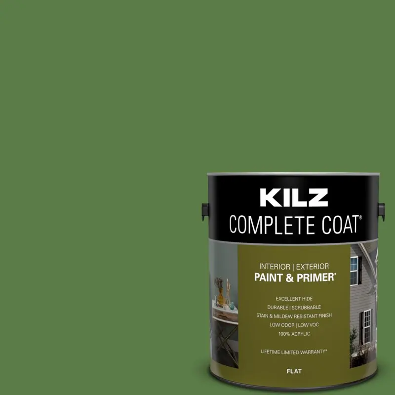 

Coat Paint & Primer, Interior/Exterior, Flat, Deep Moss, 1 Gallon French edger Leather repair Net thread spool covers Leather se