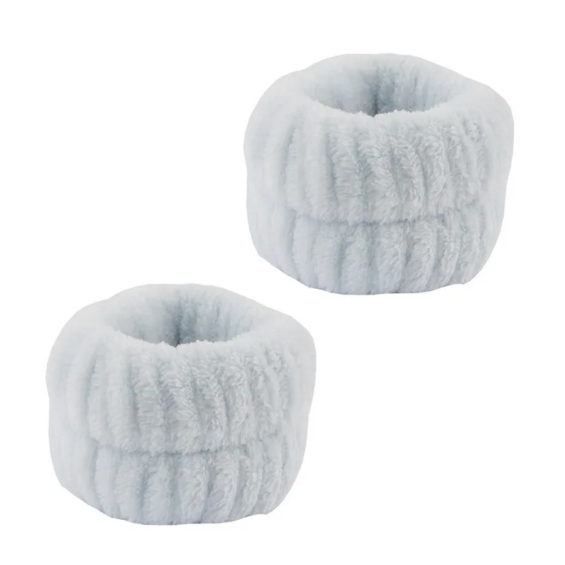 Women's Soft Bow Headband and Wrist Towels Set