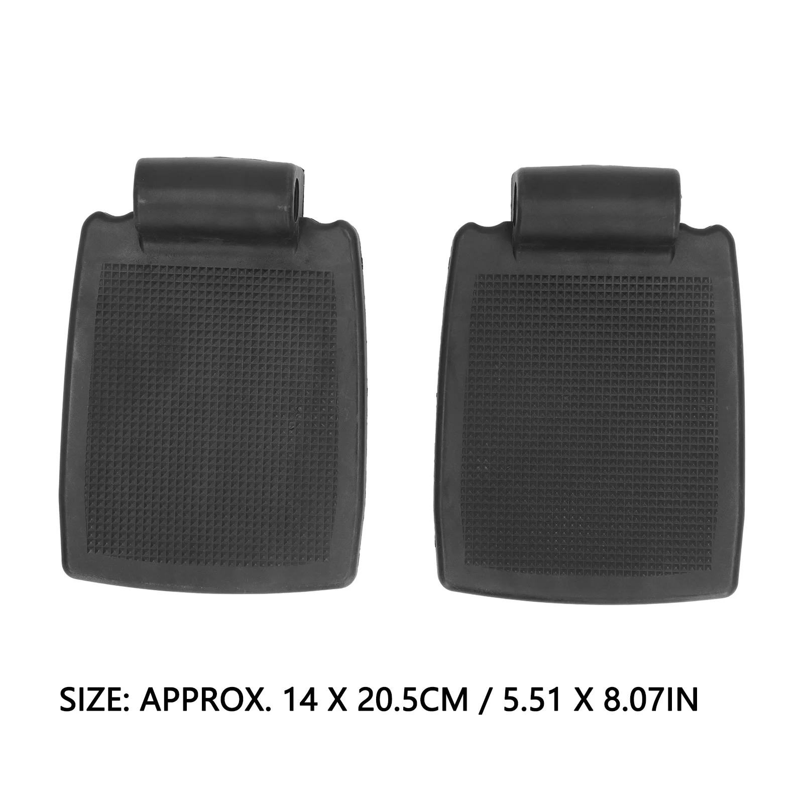 2pcs Wheelchair Foot Pedal Wheelchair Footrest 19 Tube Elevating Legs Textured Surfaces Universal Foot Pedal Replacement Parts
