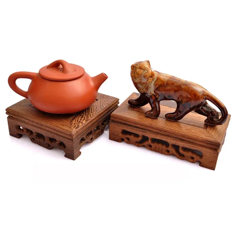 Desk Decor Wooden Retro Tea Tray Table