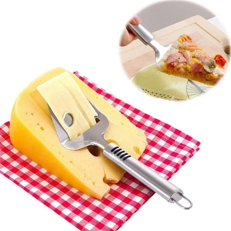 Silver Stainless Steel Cheese Peeler Slicer Butter Slicer