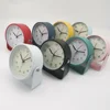 Alarm Clock Nordic Luxury Alarm Clock Mute Children's Student Desk Table Clock Bedroom Study Room Simple Frosted Metal Clock 4