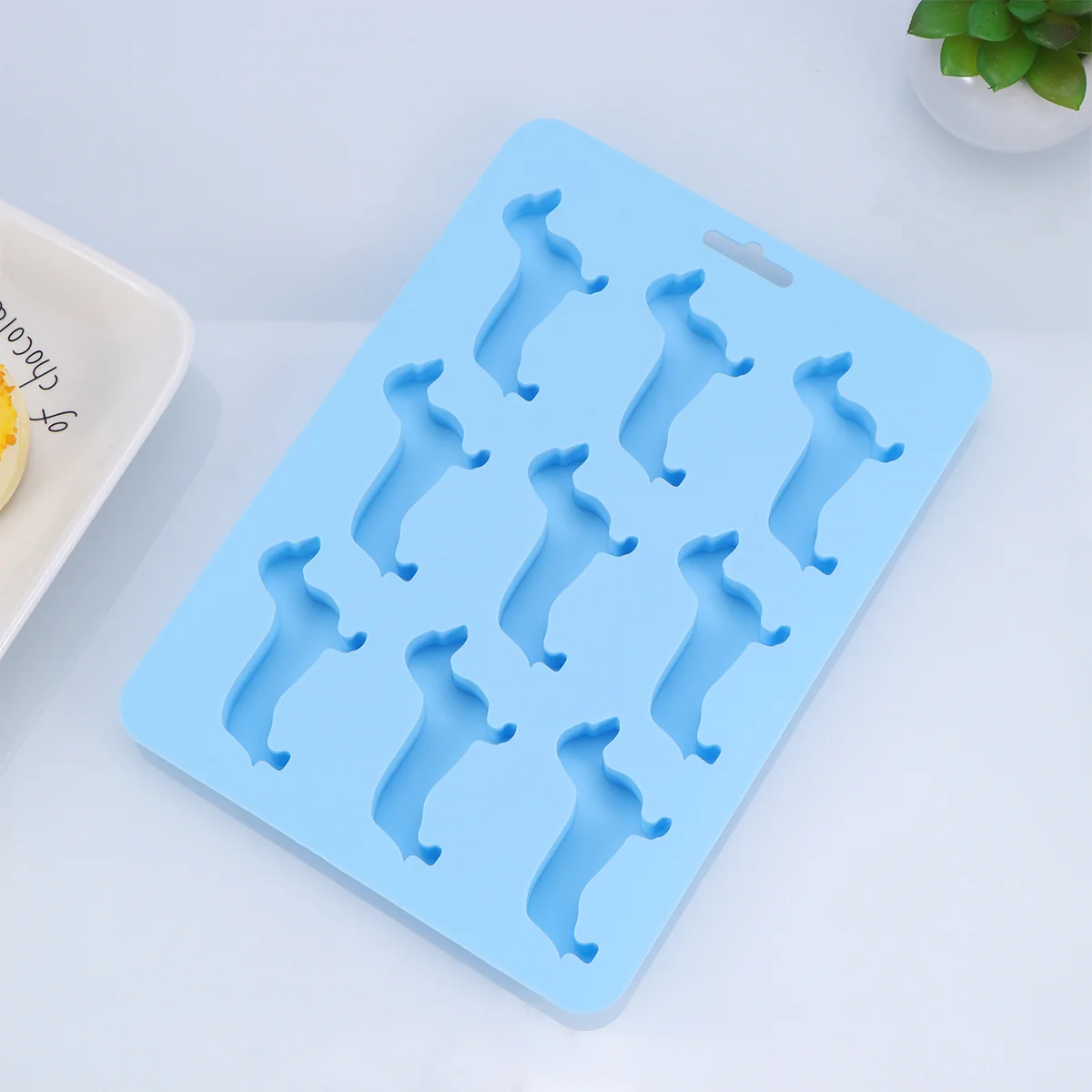 

Silicone Puppy Shaped Chocolate Mold Ice Tray Maker Mold Dachshund DIY Fondant Cookie Mould Decoration Baking Tools
