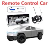 For Tesla Cybertruck Simulation Pickup Car Model Rechargeable Battery RC Mini Vehicles Toy Christmas Toys Gift for Boys Girls 6+ 2
