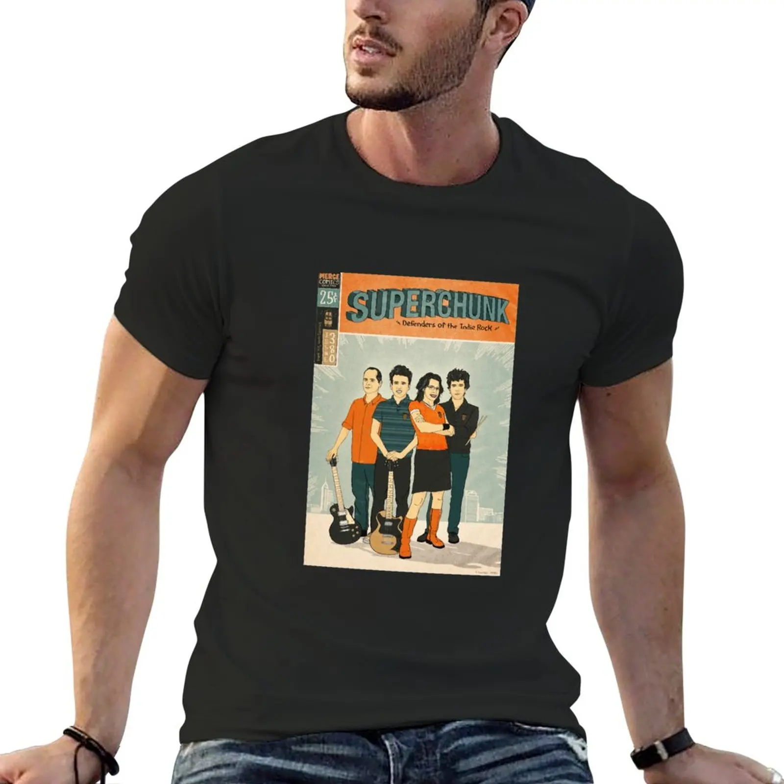 

Superchunk Illustration T-Shirt sublime aesthetic clothes sports fans t shirt men