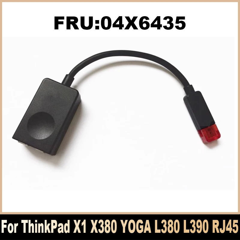 

04X6435 5C10Y97178 новый оригинальный для Lenovo ThinkPad X1 Carbon X380 YOGA L380 L390 RJ45 Удлинительный кабель Ethernet