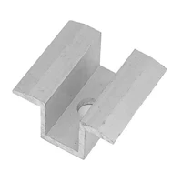 Pince centrale solaire PV en alliage d'aluminium, panneau solaire 25 - 50MM, support solaire photovoltaïque pour la plupart des Modules de cadre, accessoires 4