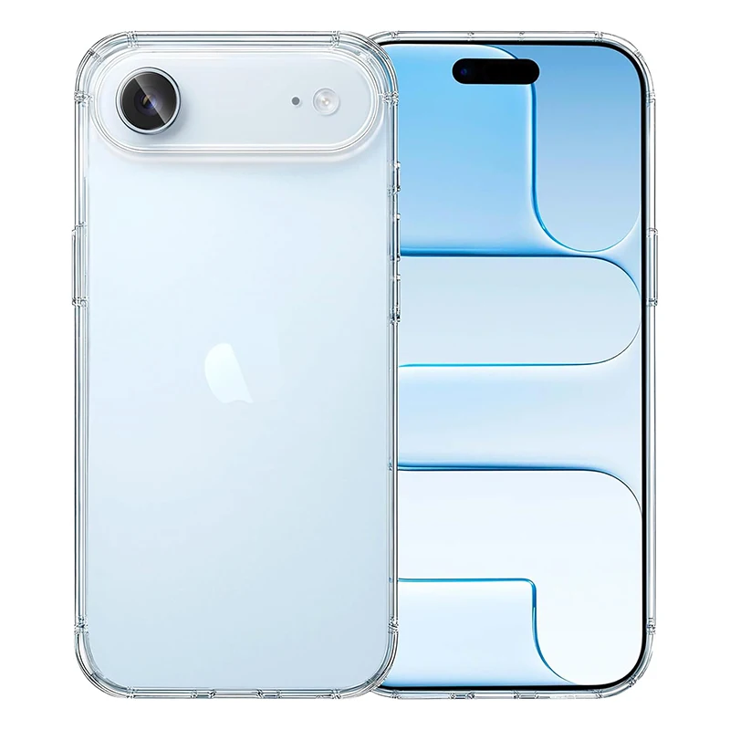 Military Grade Hybrid Clear Phone Case with Invisible Airbag and Hard Shell Protection