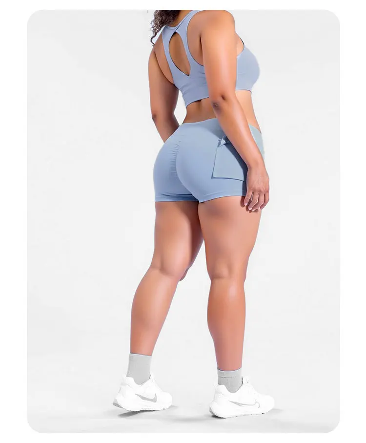 Ensemble Yoga Femme 2 Pièces : Brassière & Short