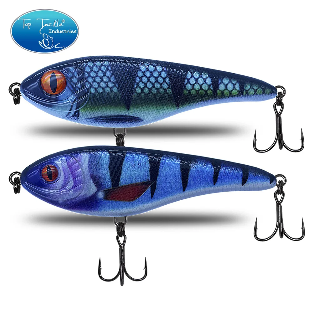 Jerk Bait 68/78/90/105/120/135/150/170mm affondamento lento richiamo di pesca d'acqua dolce Wobbler duro sospensione luccio basso Musky