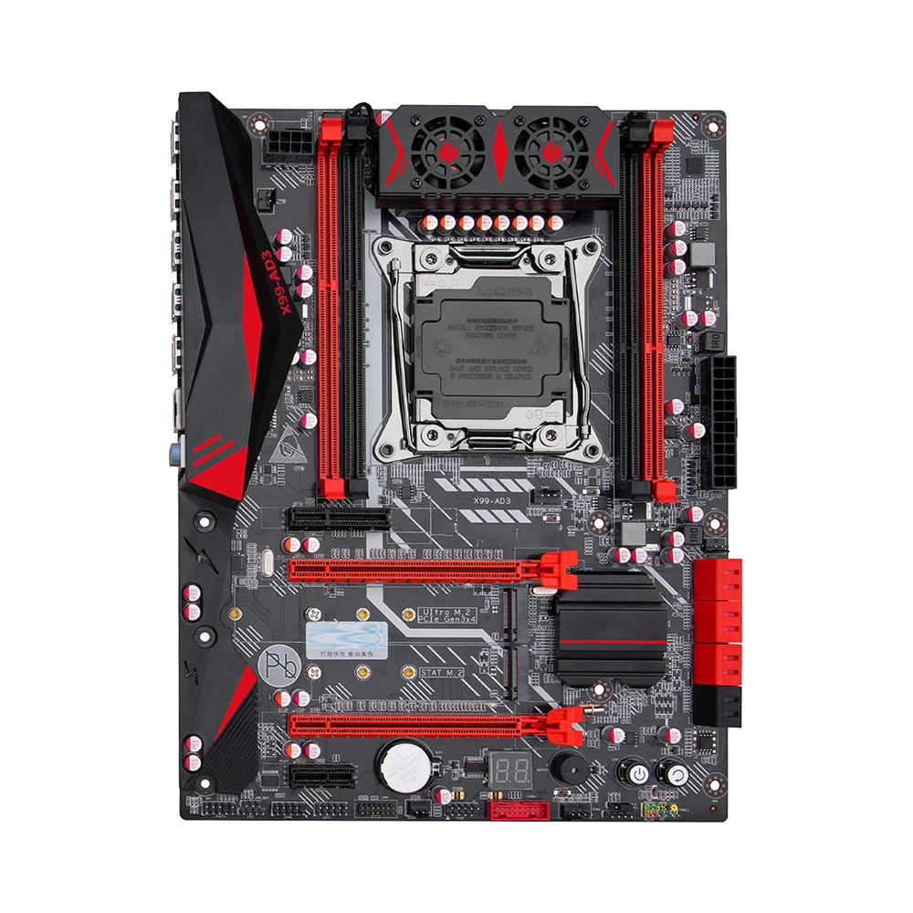 HUANANZHI 마더보드 인텔 X99 LGA 2011-3 모든 시리즈 DDR3 RECC128 GB M.2 ATX 메인보드, X99 AD3 REV3.0
