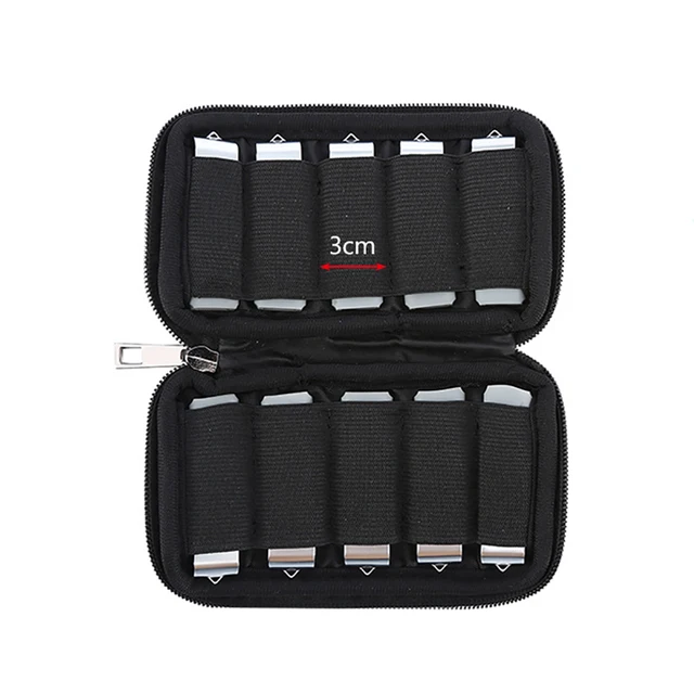 Protective Packet Storage Case Multi-purpose Universal Resilient External 2.5/3.5inches Hard Drive Carry Pouch for Outdoor Medium