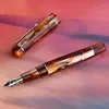 MOONMAN M800 Acrylic Luxury Fountain Pen BOCK F nibs writing Ink Pen High-end gift pen for business Office Writing Supplies 3