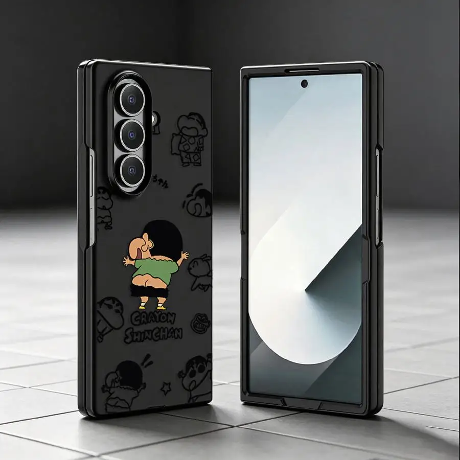 Funny Shin-Chans Themed Foldable Phone Case