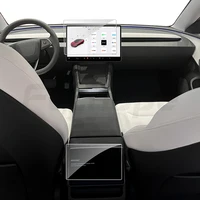 Futhope Tempered Glass Screen Protector For Tesla Model 3 Highland Y 2021-2024 Matte Glare HD Center Control Film Protection 4