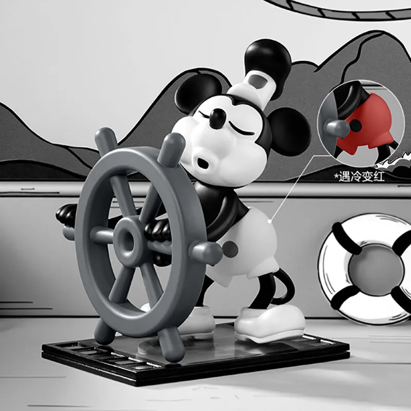 thumbnail image 1 of 2025 POP MART Disney Steamboat Willie Series Caja ciega Juguetes Kawaii Anime Figura de acción Caja sorpresa Muñecas misteriosas Regalo, 1 of 5