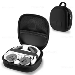 Enhanced Travel Protective EVA Carrying Case for VR Headsets and Accessories (Black)