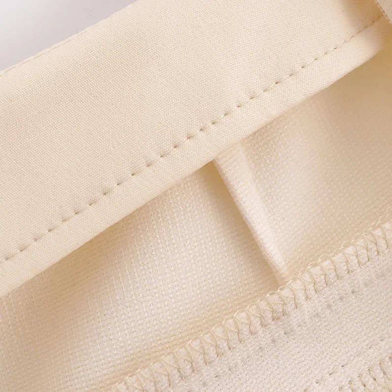 BSAY Shorts für Damen, modisch, Herbst und Winter, neu, bequem, lässig, einfarbig, seitlicher Reißverschluss, mittlere Taille, A-Linie, Culotte-Rock, Hose – Detail 26