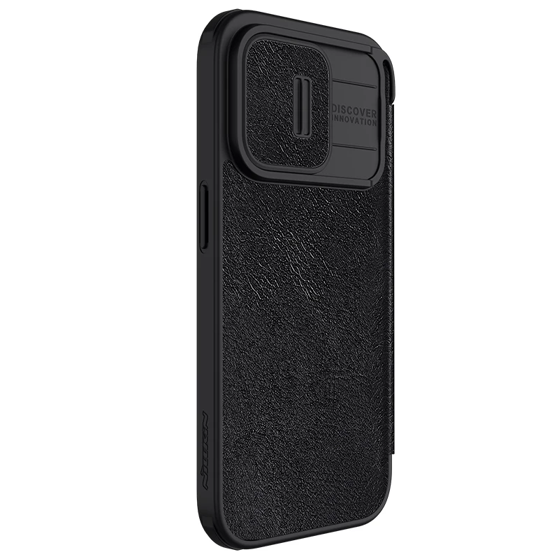Insignia™ Leather Wallet Case for iPhone 14 and iPhone 13 Black