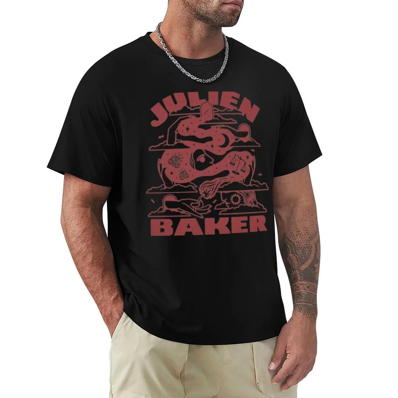 

julien baker cloudhead T-shirt customs aesthetic clothes hippie clothes sports fans mens t shirt