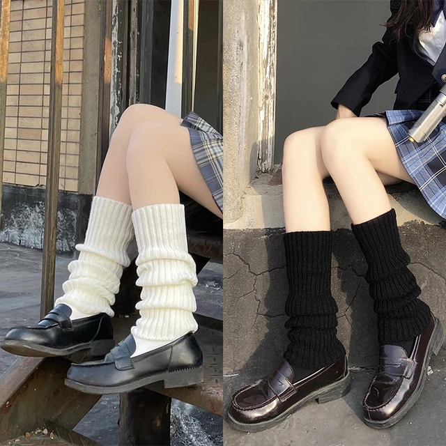 Knitted Leg Warmers Boots, Leg Warmers High Knee Winter