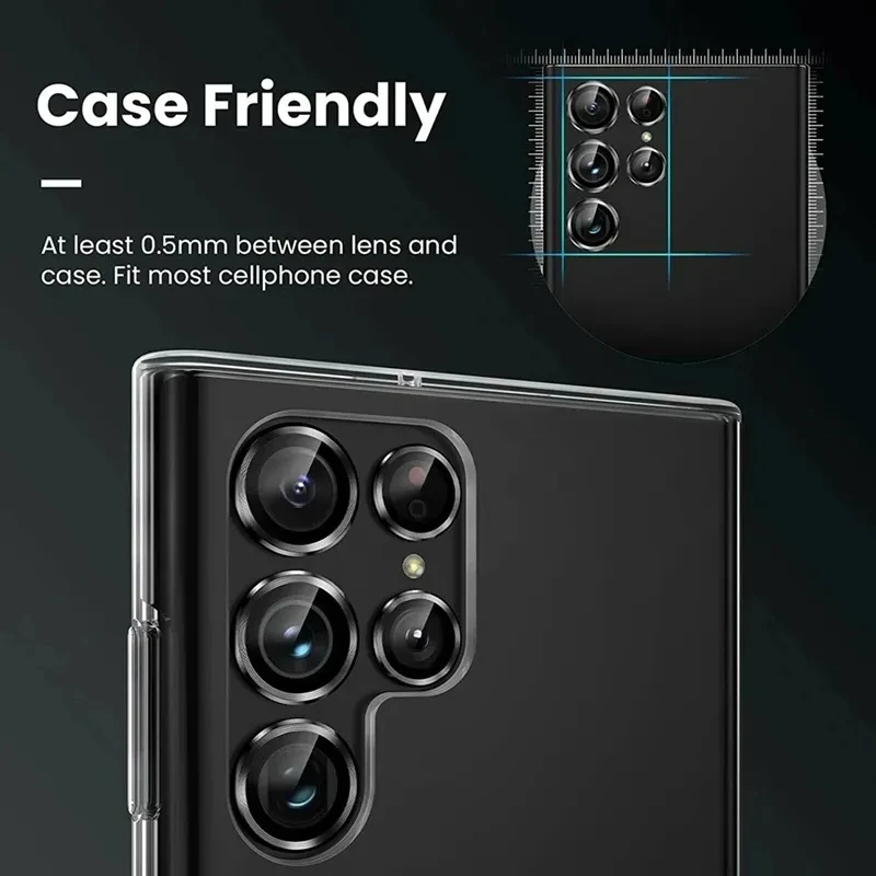 Premium Metal Camera Lens Protector Glass for Full Coverage Protection